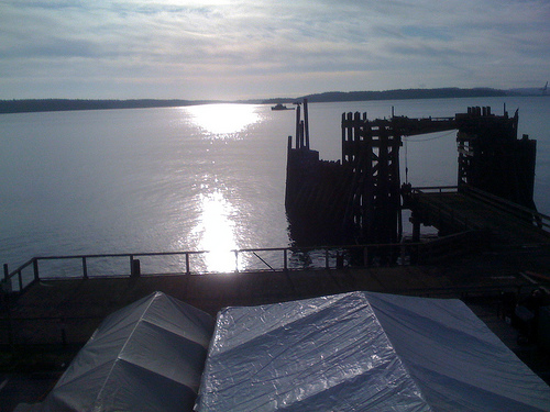 A cold, clear day in Port Townsend